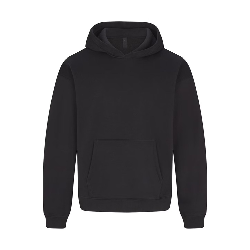 SKIMS Black Pullover Hoodie Sweatshirt